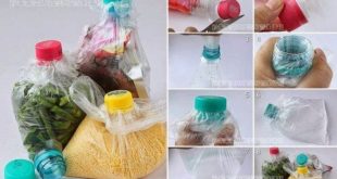 Làm túi đựng ngũ cốc từ chai nhựa phế liệu