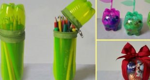 Hộp bút từ chai nhựa tái chế cực kute