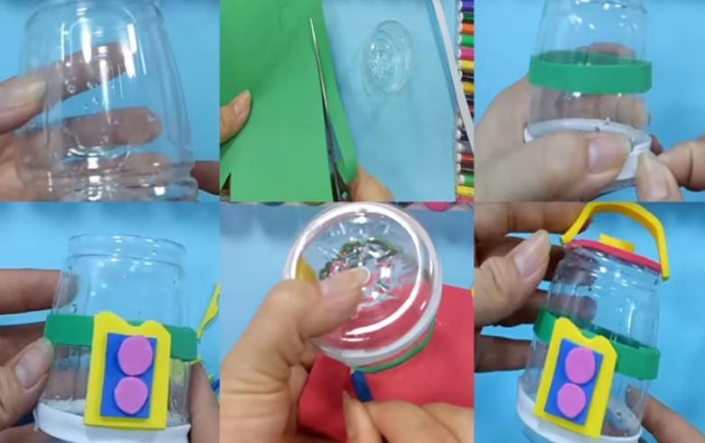 Cách tái chế chai nhựa thành đồ chơi nồi cơm điện mini