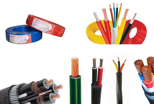 Một số loại dây dẫn điện trong nhà thường dùng